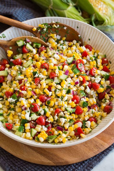 Fresh Corn Salad .
